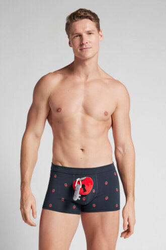 Pluszowa zabawka w kształcie serca z kłódką Bokserki z najwyższej jakości bawełny