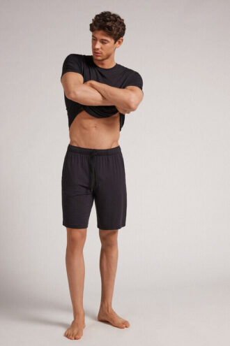 Szorty z jedwabiu i modalu