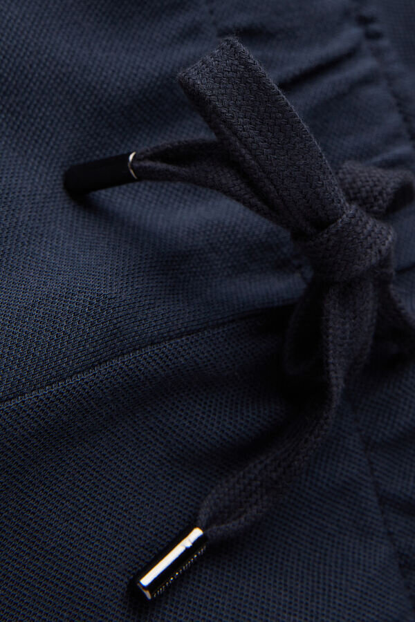 Szorty z modalu i jedwabnej pikowanej tkaniny Szorty z modalu i jedwabnej pikowanej tkaniny