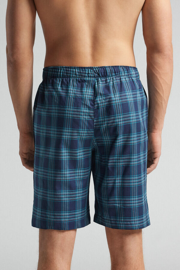Szorty z tkaniny w kratkę Szorty z tkaniny w kratkę