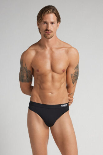 Thong z mikrofibry z logo